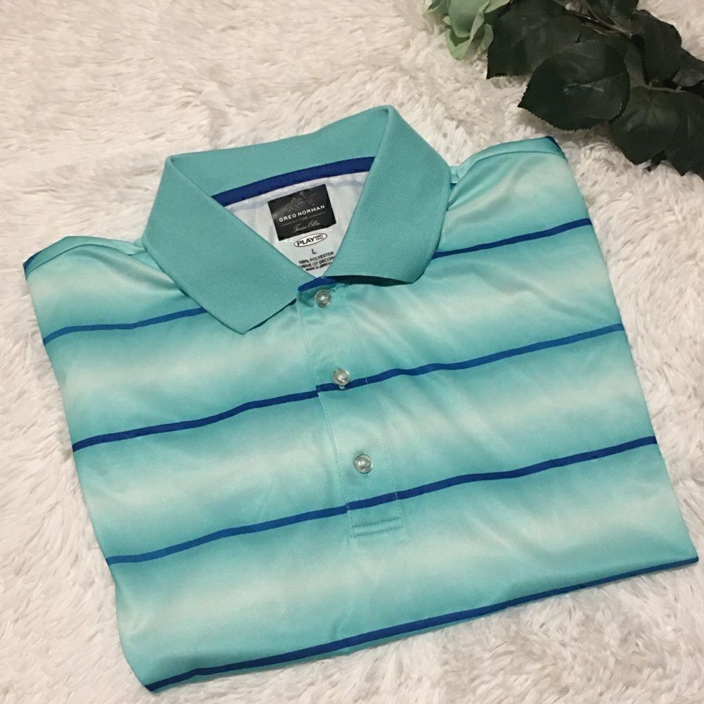Greg Norman Striped polo  